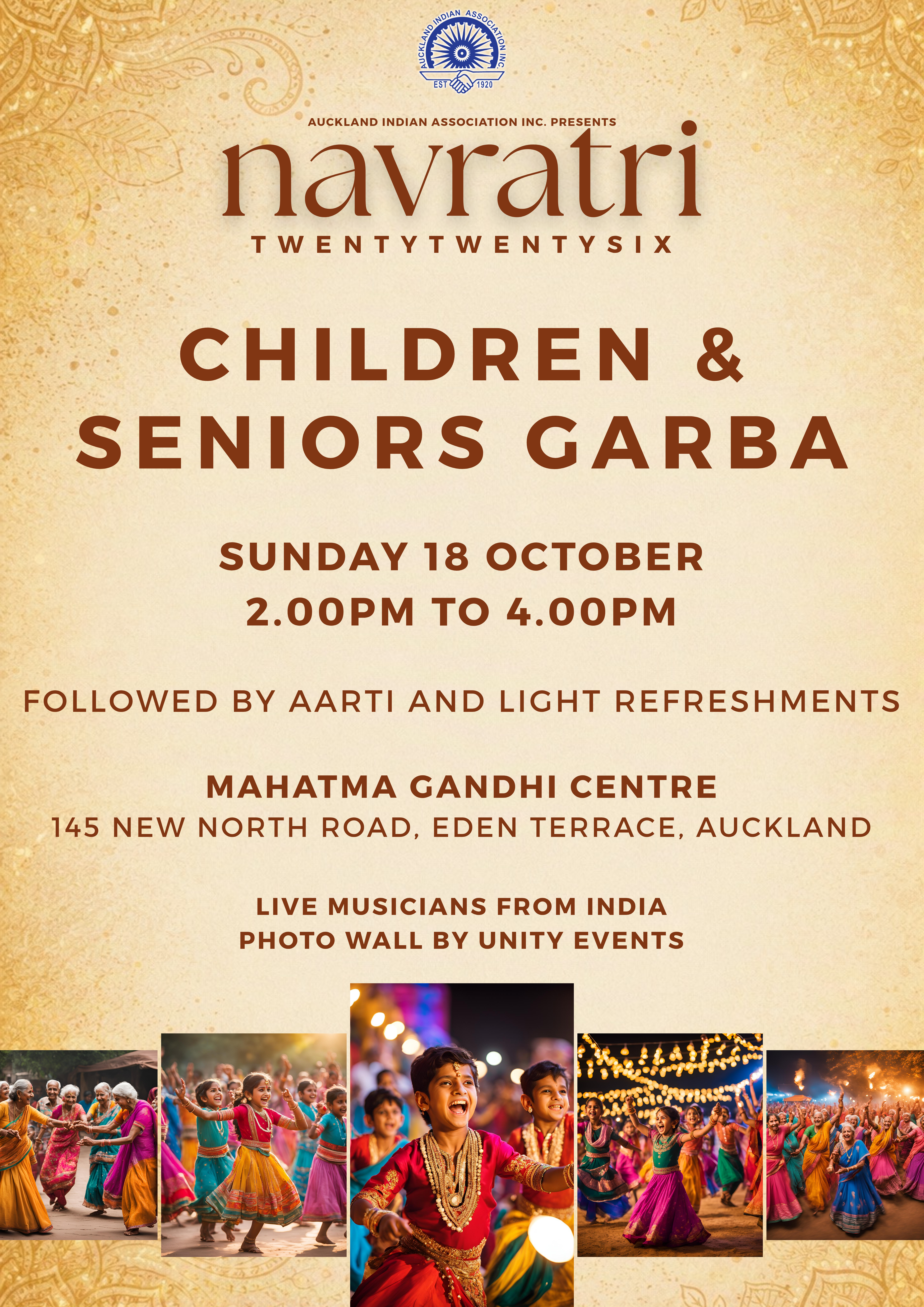 Navratri with a special Children and Seniors Garba